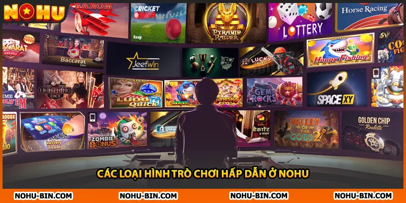 Các loại hình trò chơi hấp dẫn ở NOHU