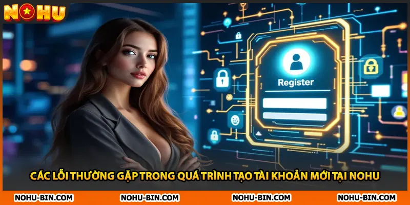 Các lỗi thường gặp trong quá trình tạo tài khoản mới tại NOHU