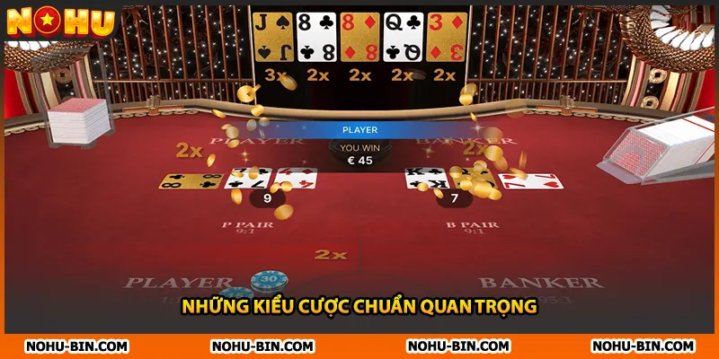 Những kiểu cược chuẩn quan trọng