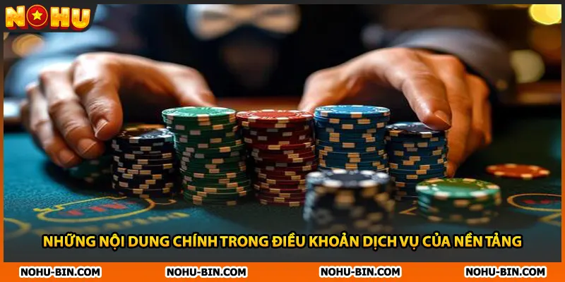 Những nội dung chính trong điều khoản dịch vụ của nền tảng