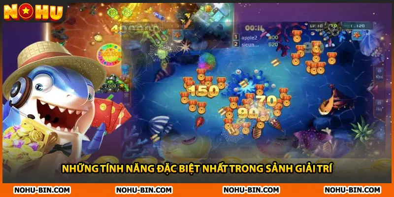 Những tính năng đặc biệt nhất trong sảnh giải trí