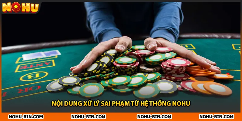Nội dung xử lý sai phạm từ hệ thống NOHU