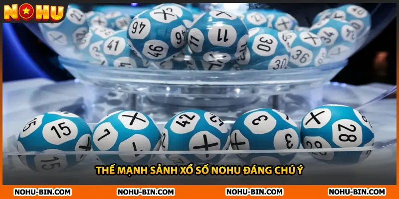 Thế mạnh sảnh xổ số NOHU đáng chú ý